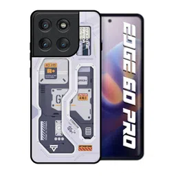 QRIOH Unisex Motorola Edge 60 Pro Abstract Tech Savvy Shockproof Glass Back Case-picture-11