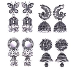 Sangria Alloy Silver-Plated Earrings-image-89