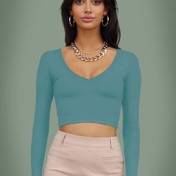 Dream Beauty Fashion Women Fitted Crop Top-picture-27