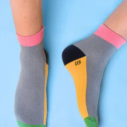 Lazy Bums Unisex Pack Of 3 Patterned Ankle Length Socks image 3