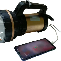 2 Km Long Range Torch With 125 W Laser Light ,Jumbo Size ,Support Solar Function Torch-1