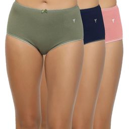 Shyygl Set of 3 High-Rise Hipster Briefs-image-64
