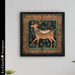 SOWPEACE Green & Black 1 Piece Canvas Abstract Wall Photographs-picture-9