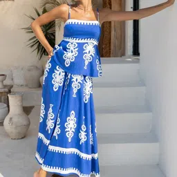 LULU & SKY Printed Top With Skirt Co-Ords-picture-16