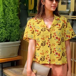 Moda Rapido Print Shirt Style Top-picture-42