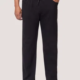 BUFFARO Men Pure Cotton Mid Rise Track Pants-picture-34