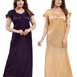LIFE-TALE Striped Nightdress-image-53