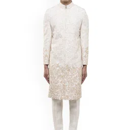 SDS By Kushal Shah Embroidered Sherwani Set-image-15