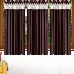 Lunar Days Brown 4 Pieces Room Darkening Window Curtains-image-18