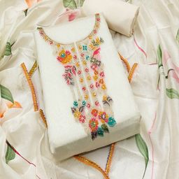 SHIJILA Unstitched Dress Material-image-98