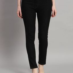 BAESD Women Cotton Skinny Fit High-Rise Stretchable Casual Jeans-image-67