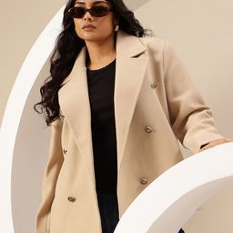 Sztori Plus Size Double-Breasted Coat-picture-20