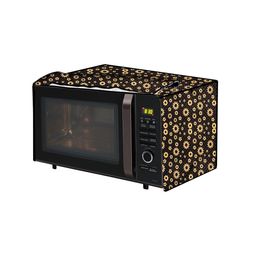 The Furnishing Tree Yellow Printed Microwave Oven Cover-image-0