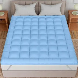 Doristyle Blue Cotton Water Resistant Mattress Protector-picture-36