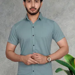 MARMIC FAB Men Classic Slim Fit Opaque Printed Casual Shirt-picture-1