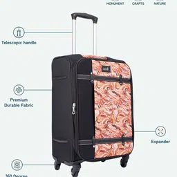 ZOUK Nicobar Coral Saira Trolley Bag image 3