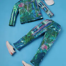 RAINE AND JAINE Girls Printed Night suit-picture-5