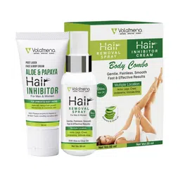 Volamena Organics Hair Removal Spray 50 ml With Aloe & Papaya Inhibitor 50 ml-image-57