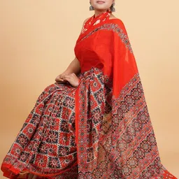 Lovwear Women Red Sarees-picture-22