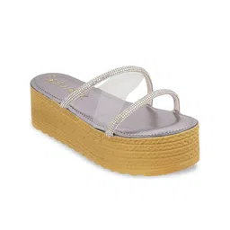 Catwalk Women PU Flatform Heels Sandals-57