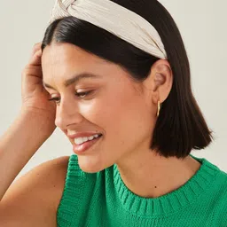 Accessorize Women Pleated Knot Hairband-36