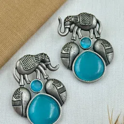NAMAN ARTS Contemporary Studs Earrings-picture-45