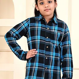 Cloth Bites Unisex Kids Checked Formal Shirt-picture-18