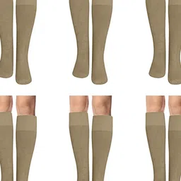 MUKHAKSH Unisex Beige Socks-image-84