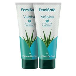 FEMISAFE Valoisa Set Of 2 Aloe Vera Gel- Moisturises Skin & Heals Cuts & Wounds- 50 g Each-3