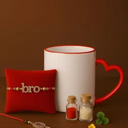 INTERNATIONAL GIFT Red Printed Ceramic Glossy Mugs Set of Cups and Mugs-image-55