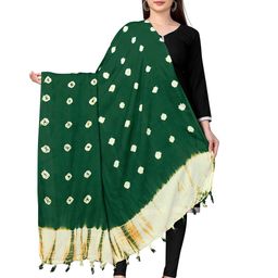 Vicharan Bandhani Printed Cotton Dupatta-32