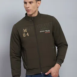 Monte Carlo Men Bomber with Patchwork Jacket-18