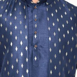 MAAHI FABS Printed Brocade Nehru Jacket image 5