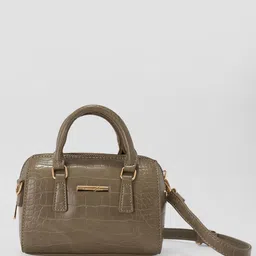Forever Glam by Pantaloons Textured PU Structured Shoulder Bag-32