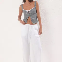 Trendyol Checked Shoulder Straps Top-image-74