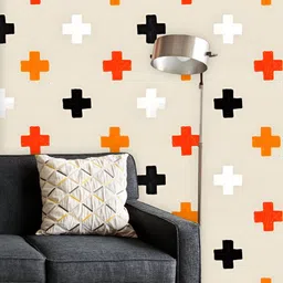 ArtzFolio Printed UV-Resistant Anti-Bacterial Hand Drawn Geometric Pattern Peel & Stick Wallpaper-image-48