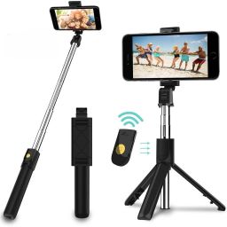 JAIKSON ™ R1 Wireless Selfie Stick with Remote, 3-in-1 Multifunctional Selfie Stick, Tripod, Monopod Stand & Mobile Stand Compatible with All Mobile Phones Bluetooth Selfie Stick-12