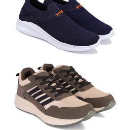 DRACKFOOT Men Non-Marking Running Sports Shoes-picture-36