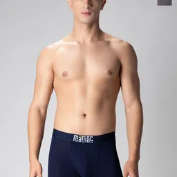 Maniac Men Pack Of 2 Mid Rise Anti Bacterial Trunks MN25-2PCK-MODAL-TRUNKS-NVY_GRY-S-picture-10