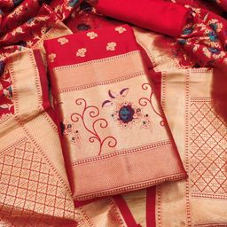 Rangtulika Ethnics Unstitched Dress Material-picture-21
