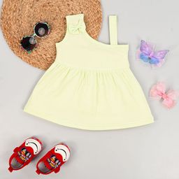 Hijo Kids Wear Girl Solid Bow Sleeveless Fit & Flare Dress-image-13