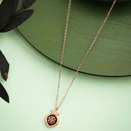 Anouk Rose Gold-Plated Artificial Stones Studded Chain-image-39