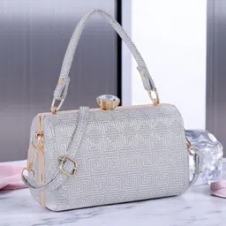 Exotic Textured Box Clutch-image-11