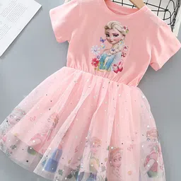 YK Print Fit & Flare Dress-image-89