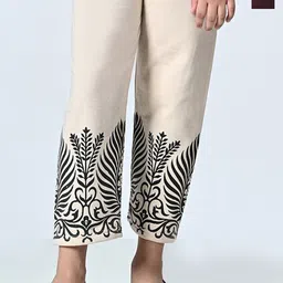BAESD Girls Pack Of 2 Printed Regular Trousers for Winter-image-7
