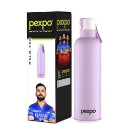 Pexpo Purple Single Stainless Steel Water Bottle-image-27