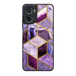 QRIOH Geometric Printed Motorola G05 Glass Back Case Mobile Accessories-picture-49