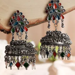 Anouk Contemporary Jhumkas Earrings-16