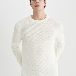 DeFacto Men Ribbed Pullover-image-19