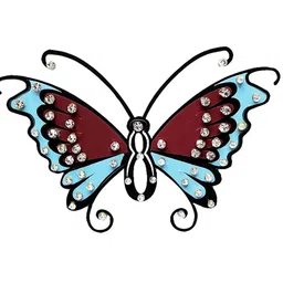 Comet Busters Body Jewel Temporary Butterfly Studded Tattoo-41